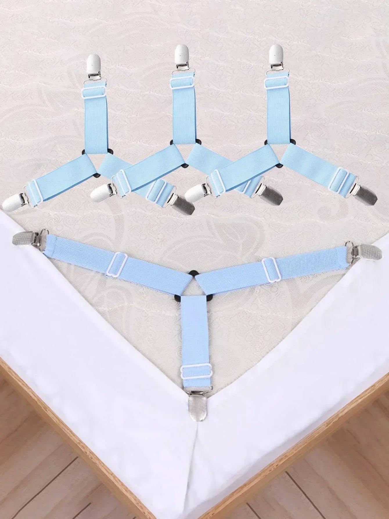 Adjustable Sheet Clips & Mattress Cover Fasteners | Clothespins