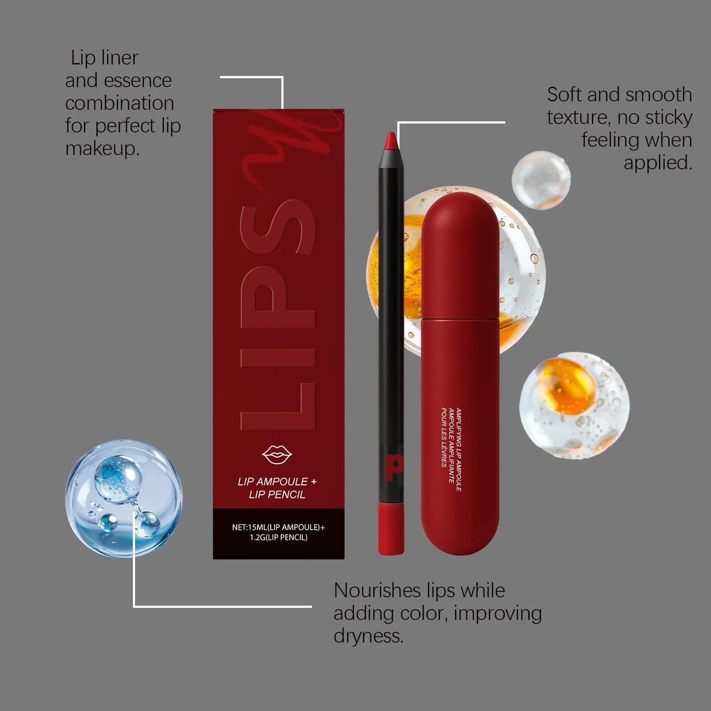 Nicotinamide Lip Serum & Lipliner Kit – Plump & Moisturize