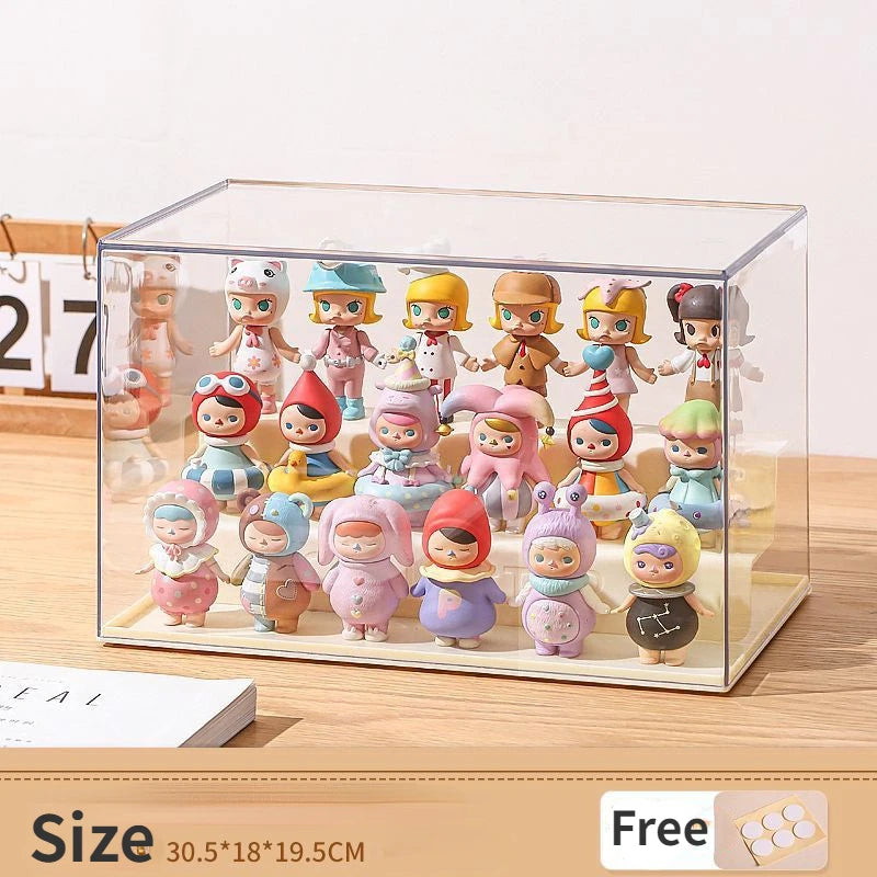 3-Tier Acrylic Display Case for Action Figures & Collectibles