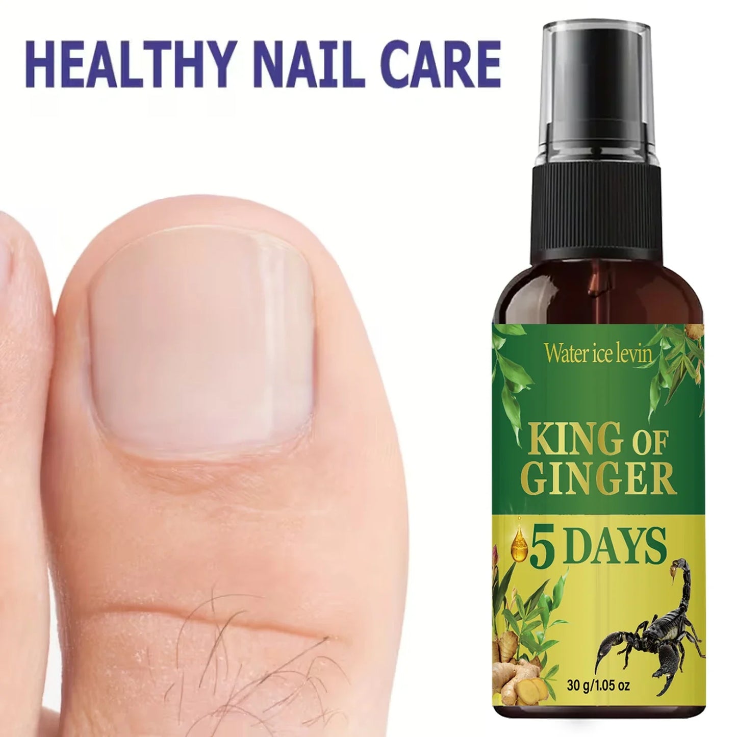 Nail Care Spray – Collagen & Hyaluronic Acid Strengthener