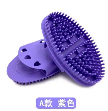 Massage Brush Handheld Massagers PVC Portable Body Scraping Massage Brush for Men Women Children Pets Peaceful Pleasures Health and Wellness B