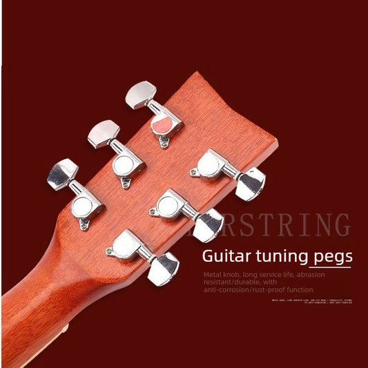 Acoustic Guitar Knob Fully Enclosed String Tuning Reel Tuning-string Peaceful Pleasures Health and Wellness
