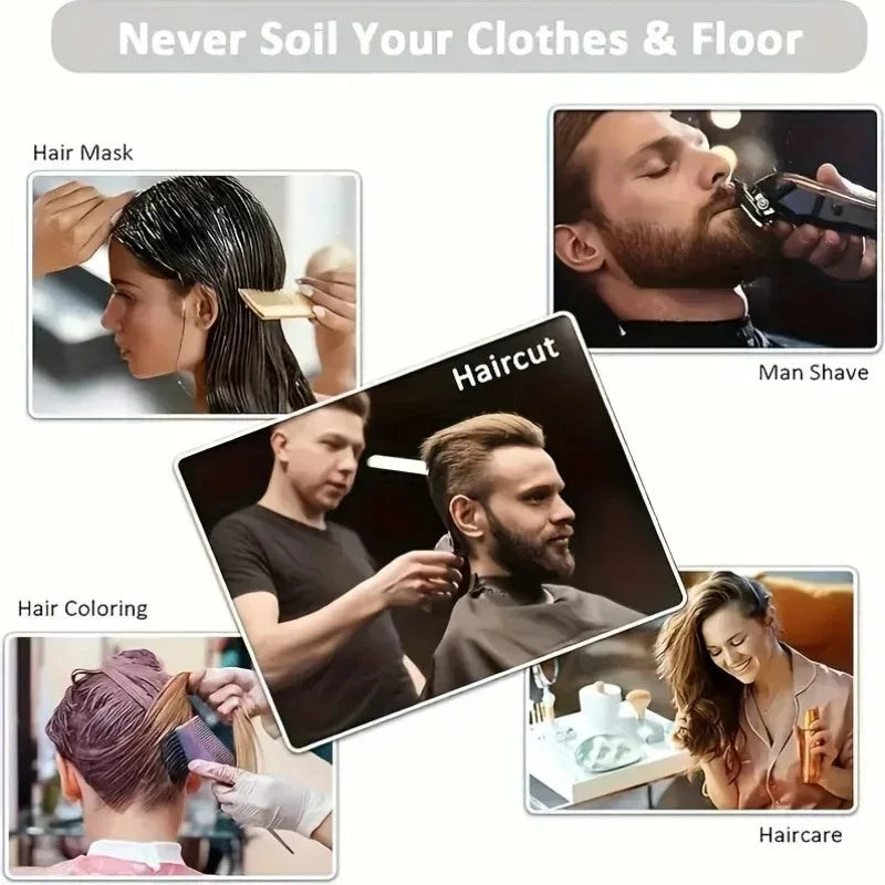 Professional Salon-Quality Haircut Cape Non-Stick, Waterproof & Adjustable Neck Duster for Stylists and Barbers Salon Cape Peaceful Pleasures Health and Wellness