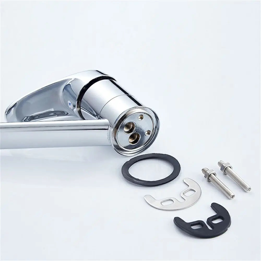 Single Lever Chrome Kitchen Mixer Tap – 360° Swivel Spout