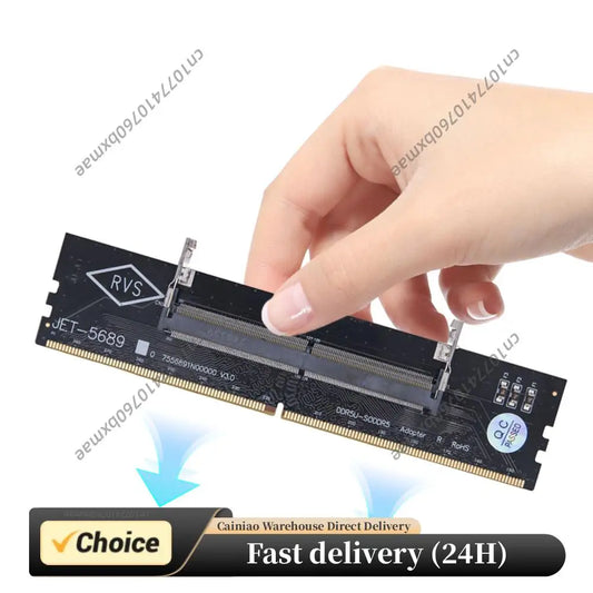 DDR5 Laptop To Desktop Memory Adapter Board Multi-Purpose Memory Connector Converter Adaptor for PC Computer DIY Accessory Peaceful Pleasures Health and Wellness