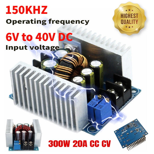 DC-DC Buck Converter 6-40V to 1.2-35V 300W 20A Step Down Module Peaceful Pleasures Health and Wellness france