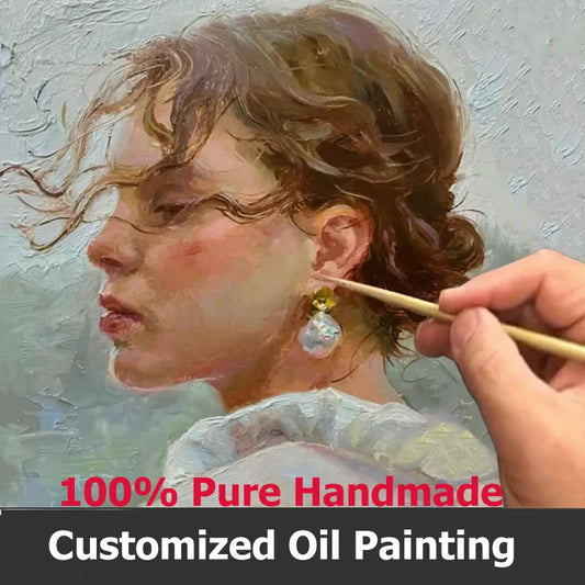 Custom Handmade Oil Painting on Canvas | Abstract Wall Art Custom Canvas Painting Peaceful Pleasures Health and Wellness No frame Customize size