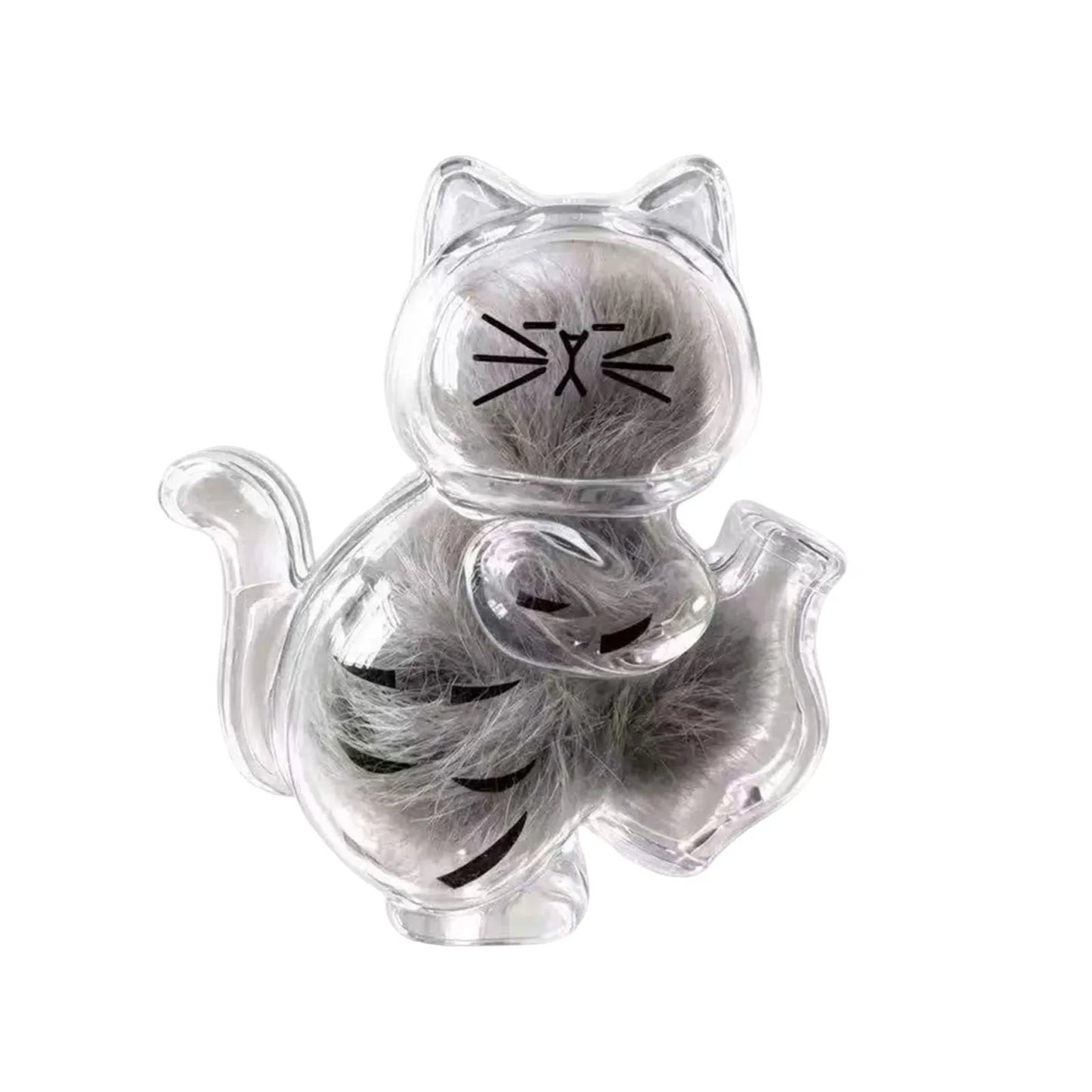 Cute Cat Fur Storage Memorial Pet Hairs Collector Commemorative Refrigerator Magnet for Pets Hairs Removal and Home Cleaning Use Peaceful Pleasures Health and Wellness C