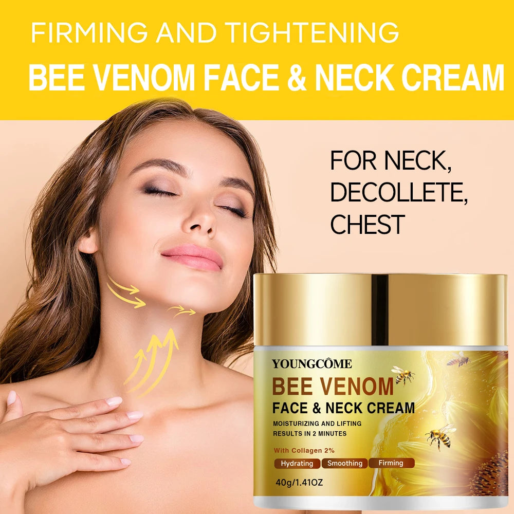YOUNGCOME Bee Venom Face Cream – Firming, Lifting & Brightening Bee Venom Face Cream Peaceful Pleasures Health and Wellness