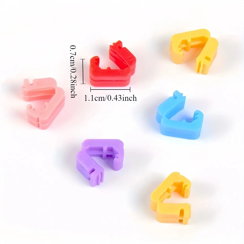 Colorful Reusable Balloon Sealing Clips & Knot Tying Tool Balloon Sealing Clips Peaceful Pleasures Health and Wellness