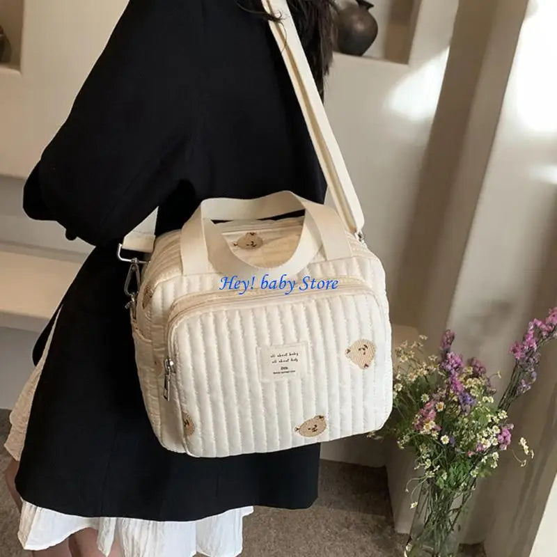Embroidered Baby Diaper Bag | Nappy Organiser for Moms