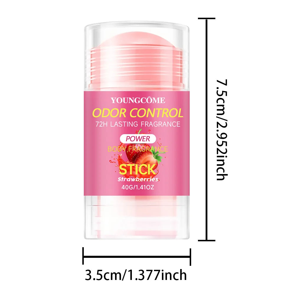 Odor Control 72h Lasting Fragrance Body Odor Remove Cream Removal Armpit Refreshing Antiperspirant Lasting Aroma Deodorant Peaceful Pleasures Health and Wellness 1pcs