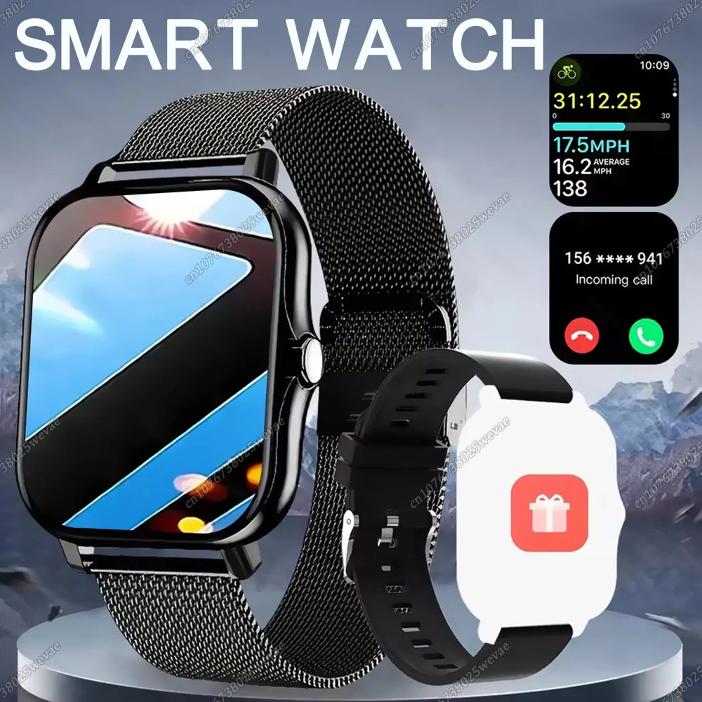 HW12 Smart Watch 1.83" Bluetooth Call Fitness Tracker | Android iOS
