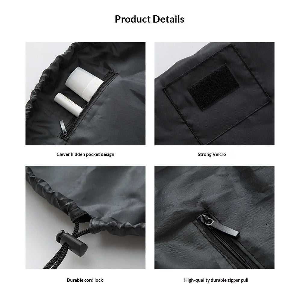 Women's Drawstring Cosmetic Bag – Waterproof Travel Makeup Organizer