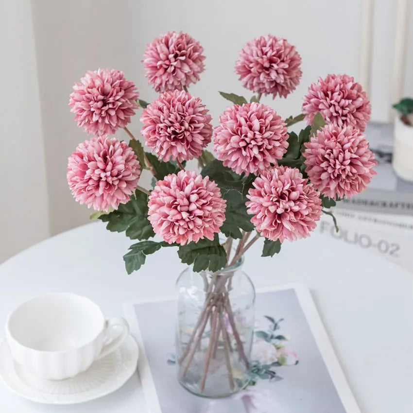 Artificial Silk Chrysanthemum Flowers – Wedding & Home Decor