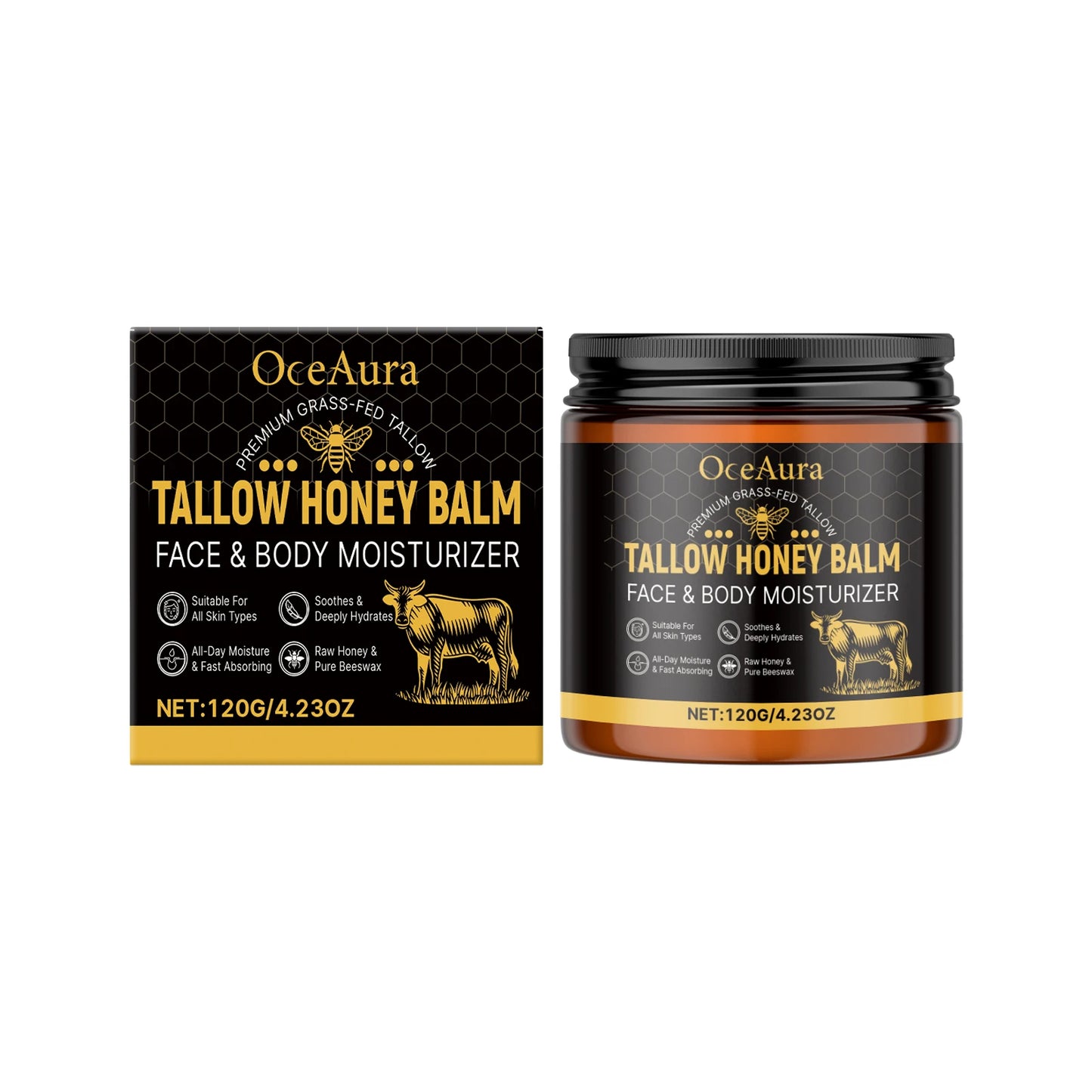 OceAura Butter & Honey Moisturizing Facial Cream | Hydrating
