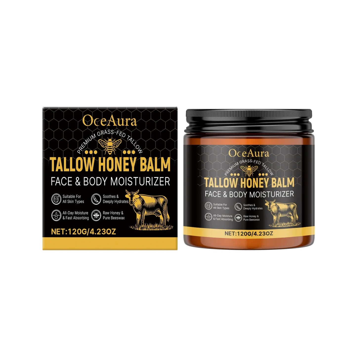 OceAura Butter & Honey Moisturizing Facial Cream | Hydrating