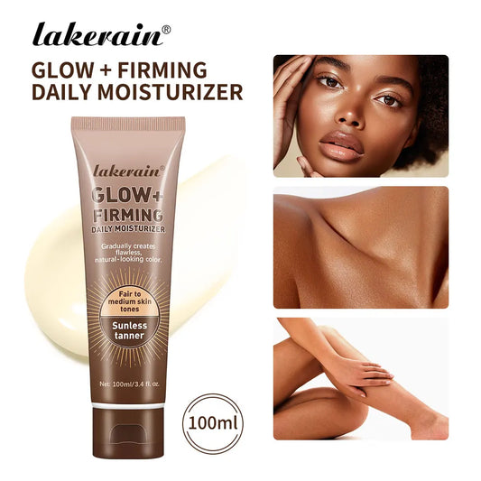 Self Tanning Lotion Gradual Sunless Tanning Non-sticky Easily Absorbed Improve Skin Elasticity Firmness Self-tanning Lotion Peaceful Pleasures Health and Wellness