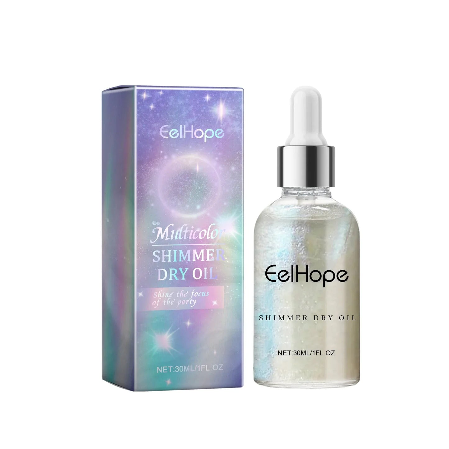 Eelhope Glitter Spray Highlighter – Face, Body & Hair Shimmer