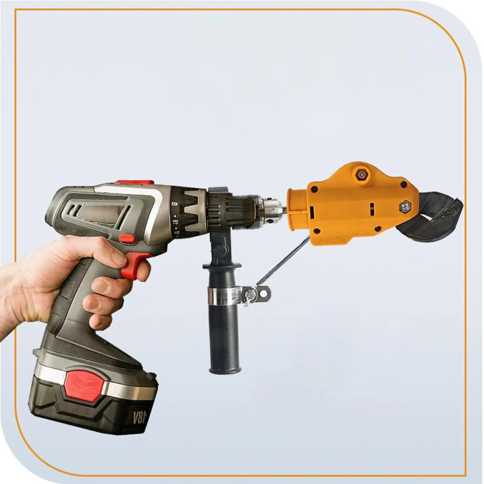 Metal Shears Drill Attachment Drill Metal Cutter Attachment Workshop Repair Accessory Electric Cutting Tool Part for Iron Peaceful Pleasures Health and Wellness
