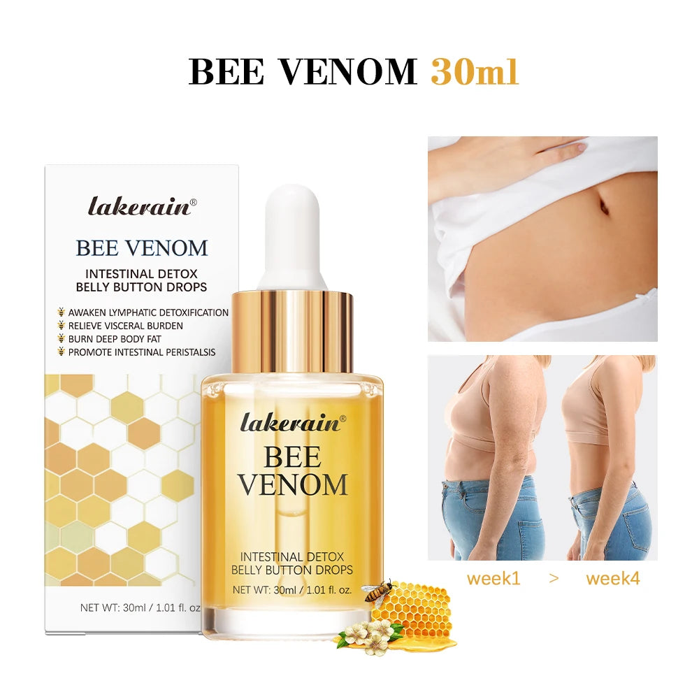 Lose Weight Bee Venom Oil Advanced Bee Venom Serum for All Skin Types Bee Venom Firming Oil Bee Venom Lymphatic Drainage Oil Peaceful Pleasures Health and Wellness 1 30ml