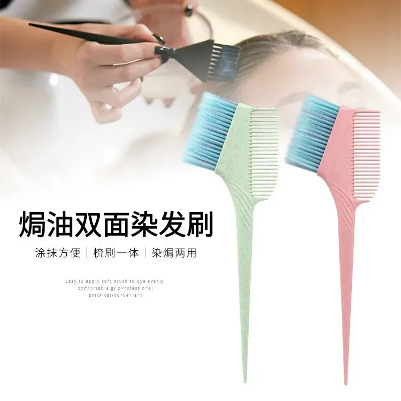 MOONBIFFY Hair Dye Brush – Colorful Soft Bristles | Professional Salon & Home Hair Coloring Tool Peaceful Pleasures Health and Wellness