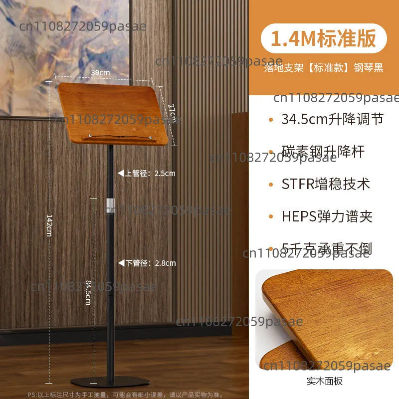 Floor Standing Adjustable Book & Tablet Stand | Reading Desk