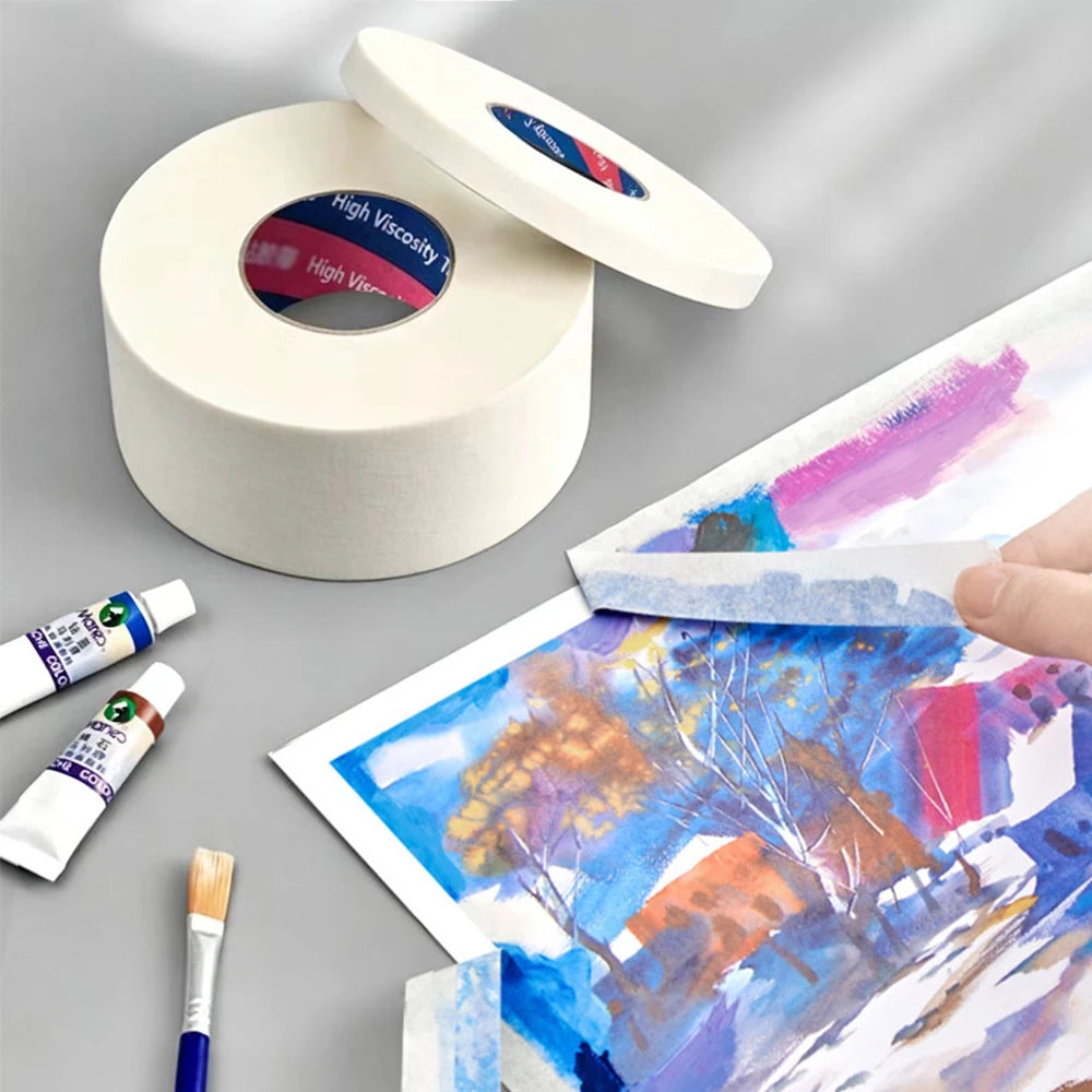 Meiwen Paper Tape Hand Tear Can Write Art Student Specific Adhesive