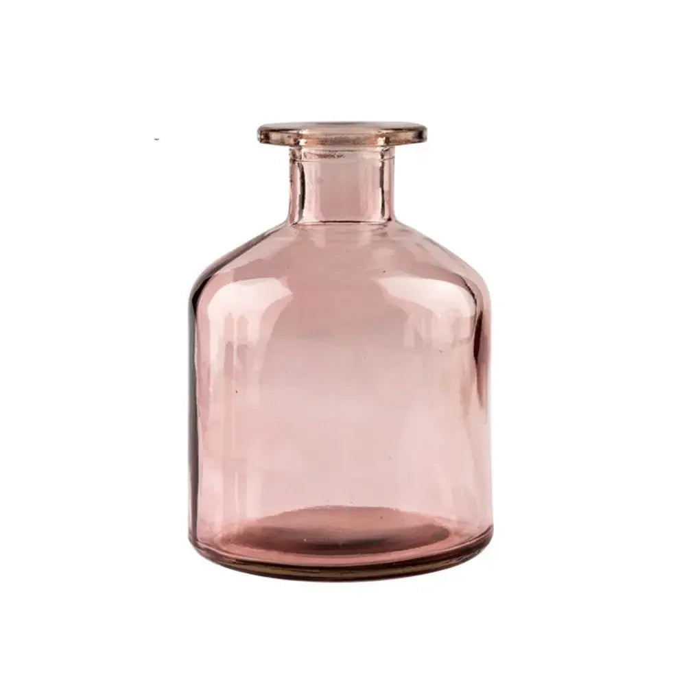 Transparent Glass Flower Vase | Modern Hydroponic Table Decor
