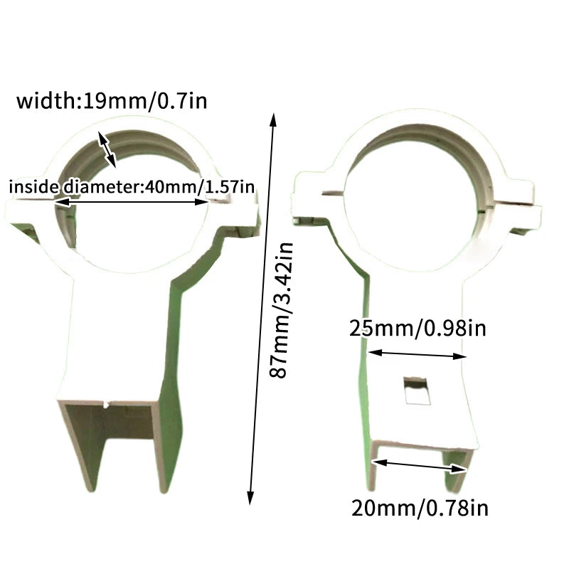 New Weatherproof For Multiple Dish Sizes Thickened Plastic Band LNB Holder For Satellite Dishes 20Mm Plastic Bracket Peaceful Pleasures Health and Wellness