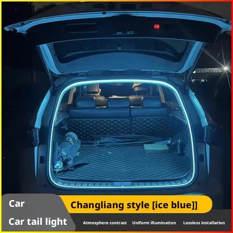 LED Trunk Light Bar Strip for Trucks – Flexible, Magnetic Trunk LED Light Strip Peaceful Pleasures Health and Wellness Blue 4M