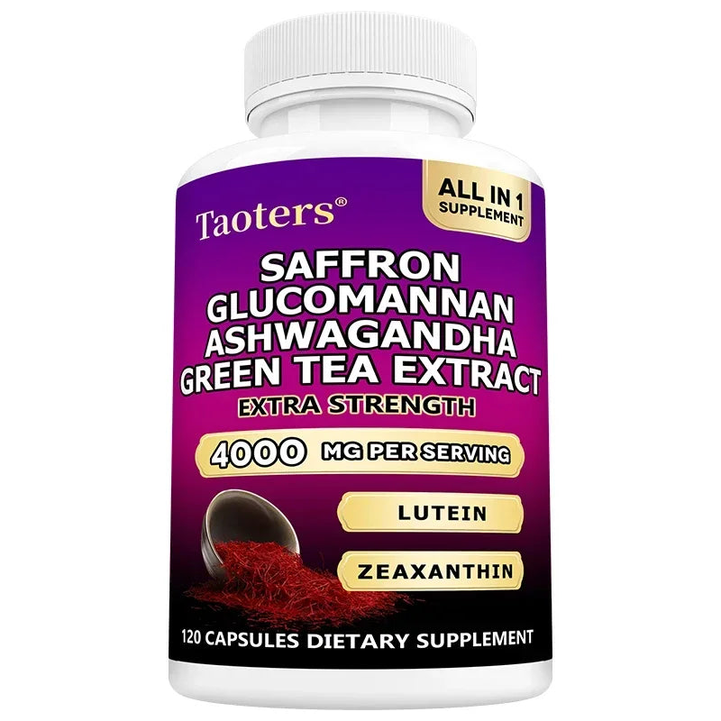 Saffron & Ashwagandha Supplement | Mood, Stress & Clarity