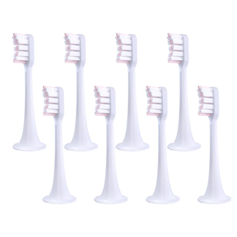 8-Pack Brush Heads for Xiaomi MIJIA T300/T500 Electric Toothbrush Toothbrush Replacement Heads Peaceful Pleasures Health and Wellness 8pcs Pink