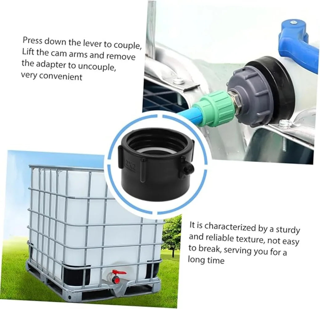 IBC Tank Adapter S60 Thread Connector – 1" to 100mm Fitting
