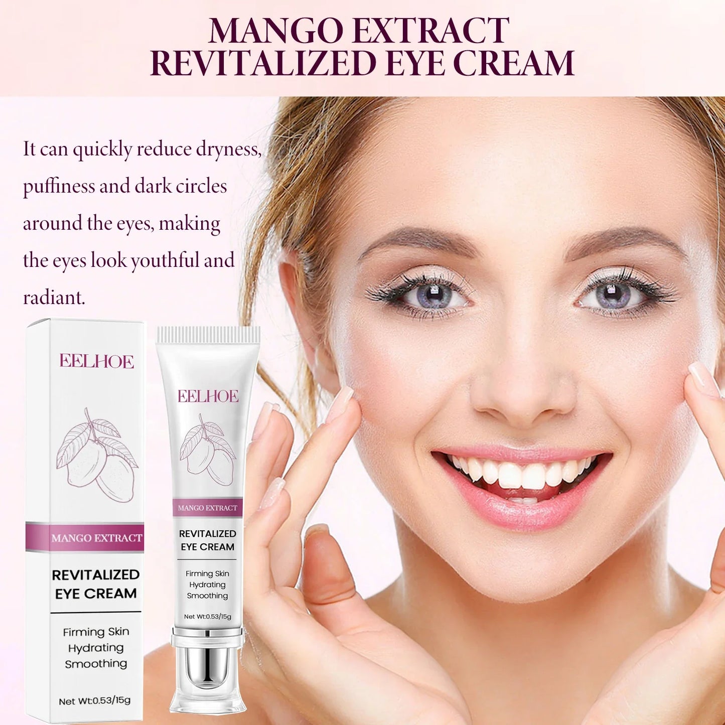 EELHOE Mango Eye Cream – Dark Circles, Puffiness & Wrinkles