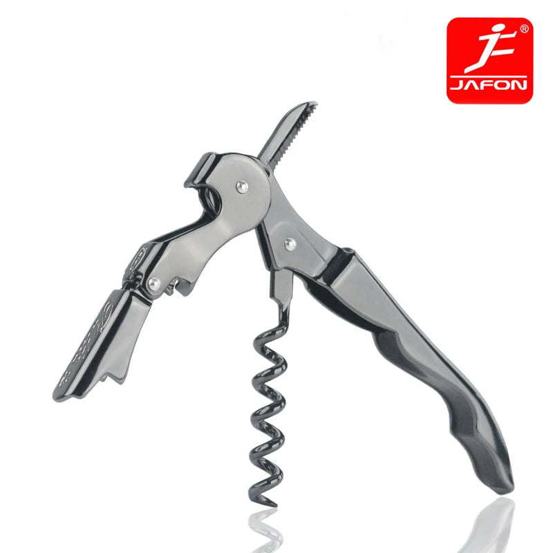 Gadgets Pocket Wine Plunger Viski Cork Opener Wine Corkscrew Waiter's Knife Stainless Steel Steel Cork Puller Up Free Shipping Peaceful Pleasures Health and Wellness Gunmetal