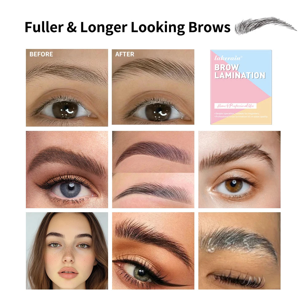 Brow Lamination Kit At Home DIY Eyebrow Lamination Kit Professional Eye Brow Perm Kit Instant DIY Eyebrow Lift Kit for Fuller Peaceful Pleasures Health and Wellness