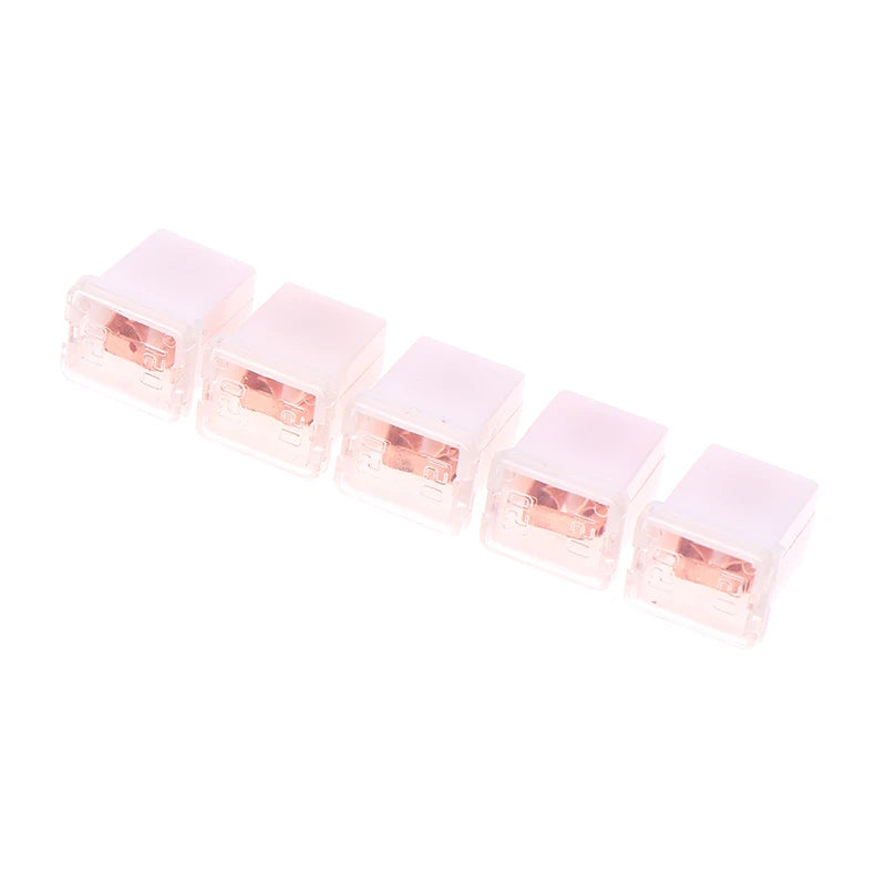 5pcs Mini Square Fuse Set 20A 30A 40A 50A 60A 70A 80A 90A Set Automotive Car Fuse With Plastic Box Assortment Auto Fuse Peaceful Pleasures Health and Wellness 120A