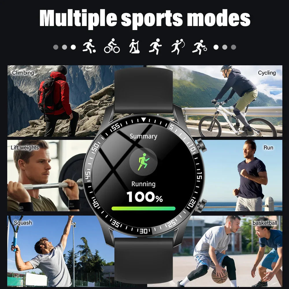 ERUN Men's Smartwatch – Bluetooth Calling & Sports Tracker