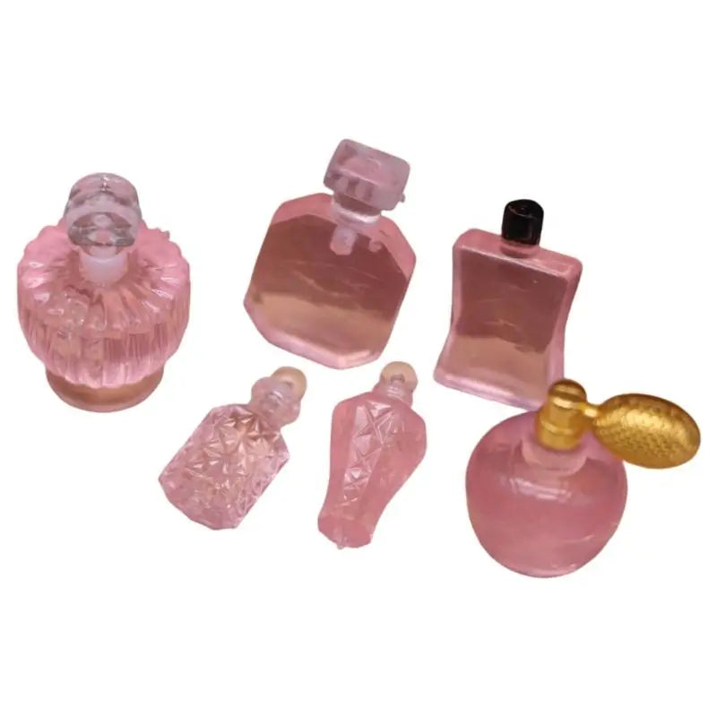 Resin Miniature Bottle Set – Dollhouse, Diorama & RPG Prop