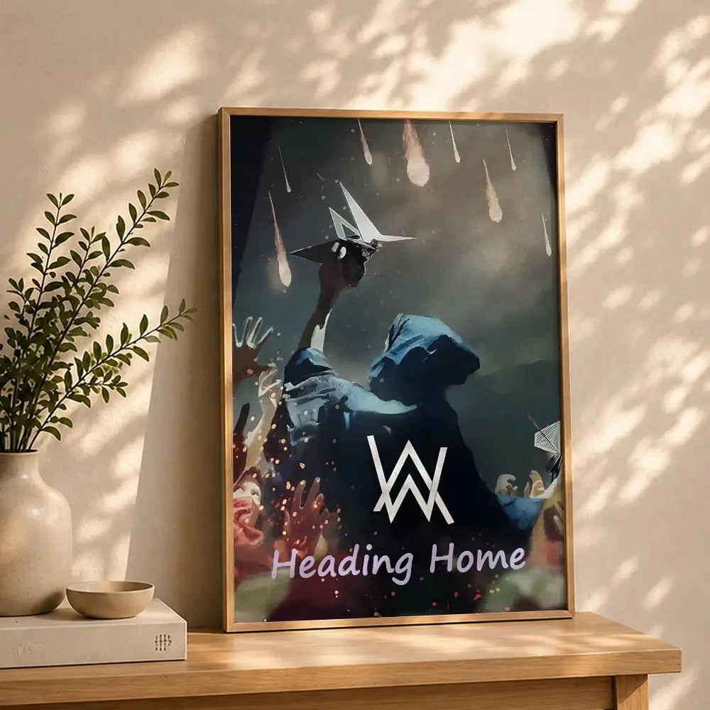 Alan Walker HD Self-Adhesive Waterproof Wall Art Poster Wall Art Poster Peaceful Pleasures Health and Wellness