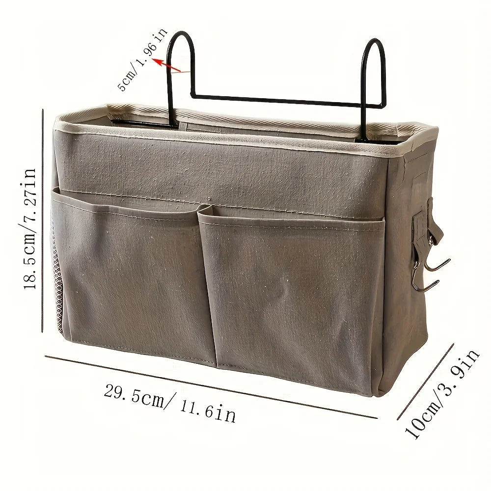 Bedside Hanging Storage Bag Basket Organizer – Dorm & Bedroom