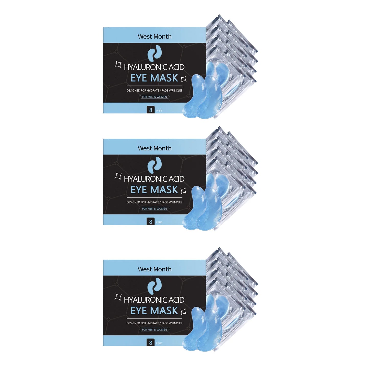 Hyaluronic Acid Eye Mask – Dark Circles & Puffiness Patches