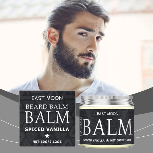 East Moon Vanilla Beard Balm 60g | Nourishing Hold & Growth Wax Beard Balm Wax Peaceful Pleasures Health and Wellness Default Title