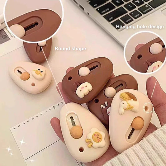 Cute Pebble Mini Art Knife – Portable Paper Cutter for School Mini Art Knife Oasis Select