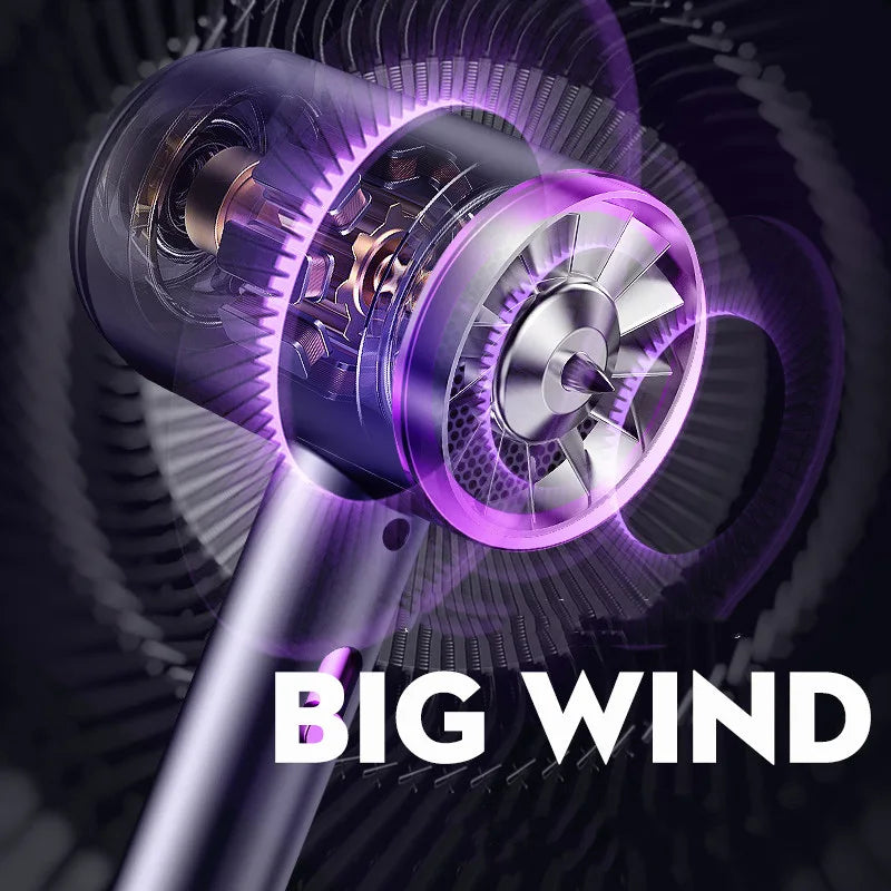 Professional Quick Hairdryer Hot Cold Wind Blow Dryer Suitable For Home Salon With Nozzles Travel Hot Cold Air Adjustmentt Peaceful Pleasures Health and Wellness