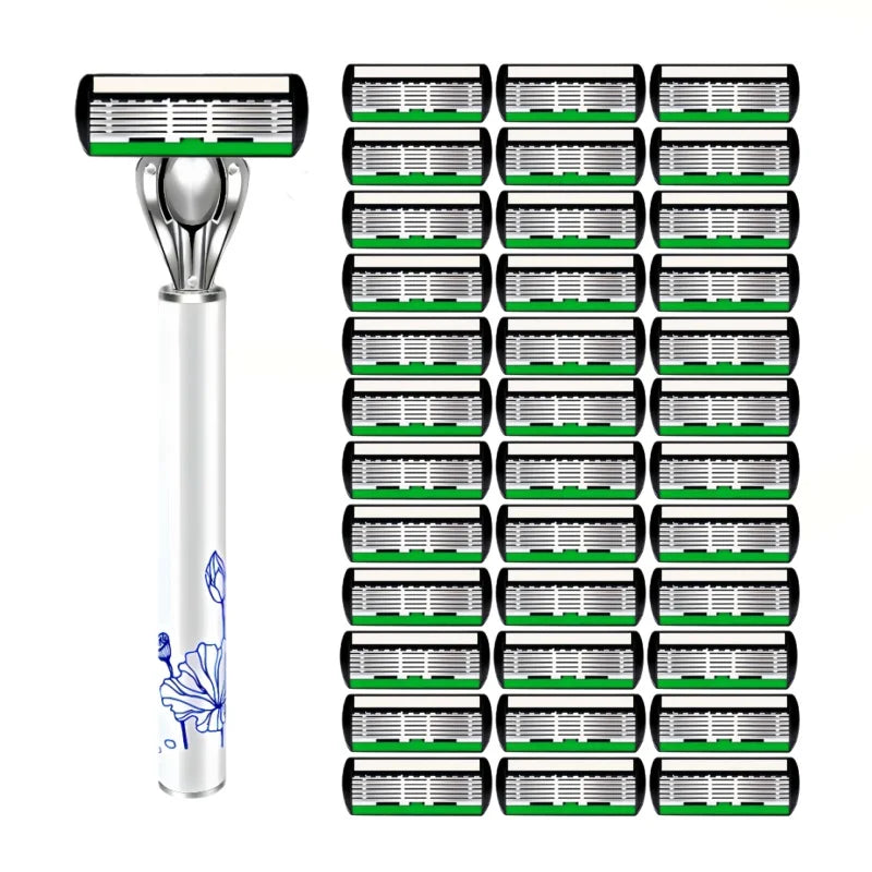 Men's 6-Blade German Steel Safety Razor | Manual Shaver