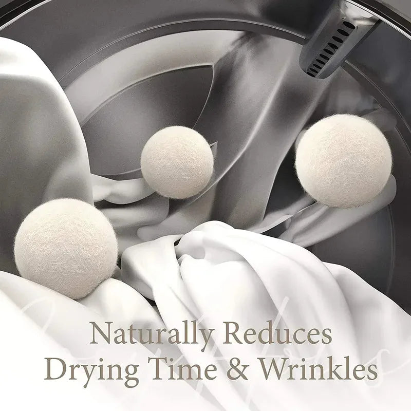 Clothes Wool Dryer Balls Laundry Tumble Dryer Balls 5cm Dryer Balls Laundry Softener Reusable Home Washing Machine Accessories Peaceful Pleasures Health and Wellness