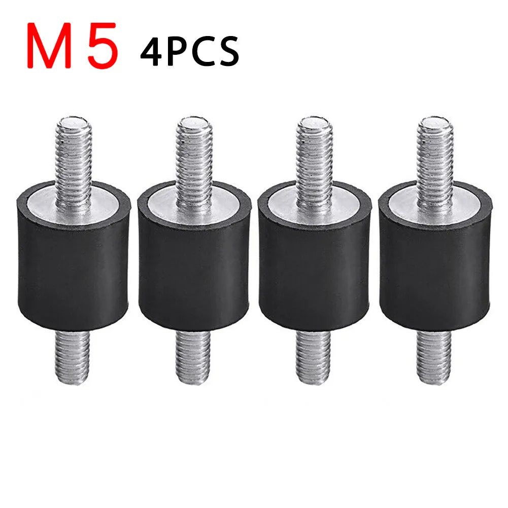 4 X Rubber Buffer Vibration Damper Silent Block Metal Protects