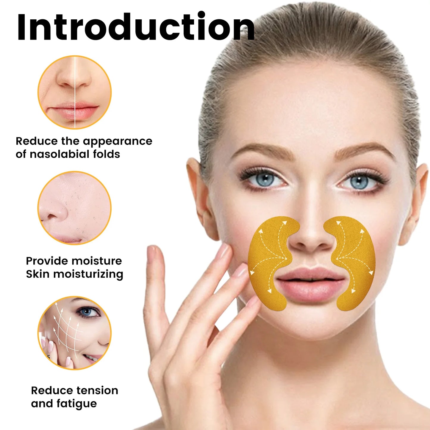 3-in-1 Anti-Wrinkle Gel Patches – Collagen & Kojic Acid